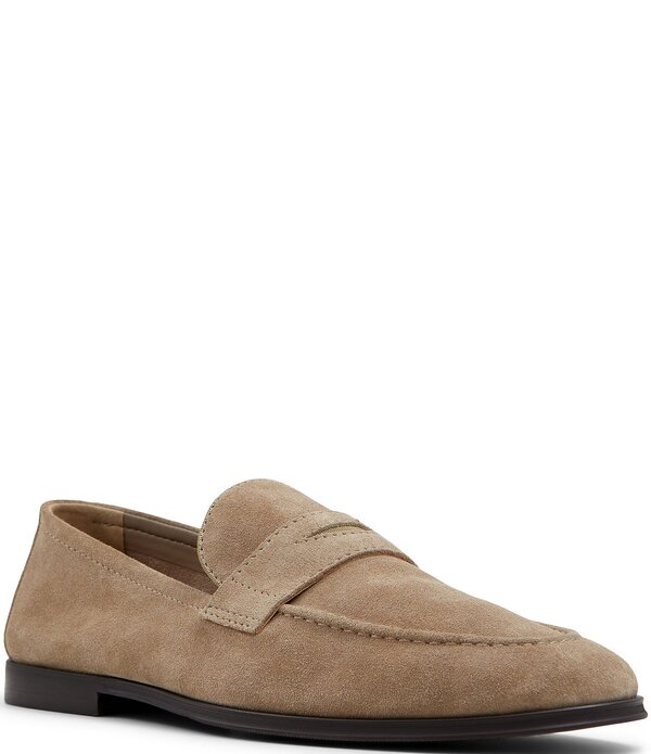 アルド メンズ シューズ スリッポン・ローファー スエード ALDO Men's Journey Suede Penny Loafers Beige ベージュ