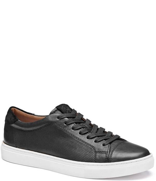 ジョンストンアンドマーフィー メンズ シューズ スニーカー レース Johnston \u0026 Murphy Collection Men Luther Perfed Lace-to-Toe Sneaker Black ブラック