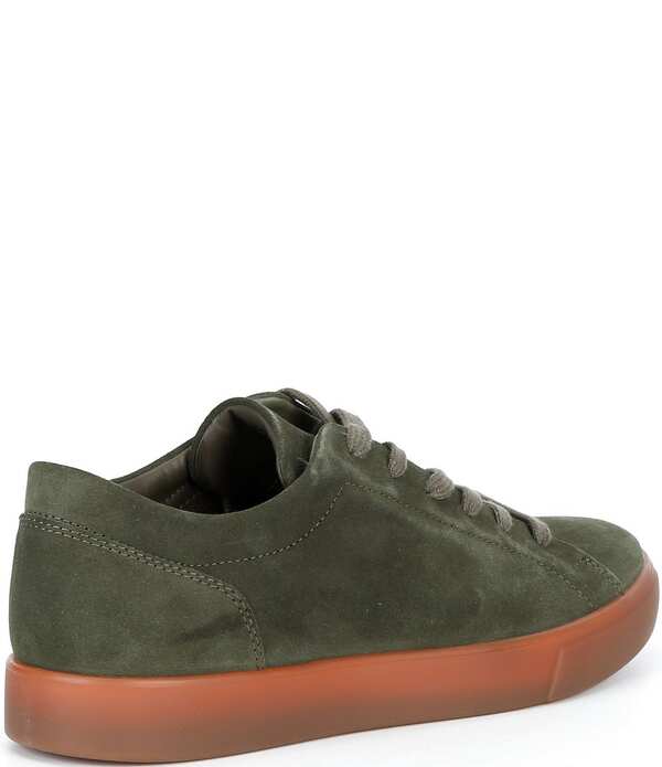 エコー メンズ シューズ スニーカー レザー ECCO Men'soft 10 Leather Sneakers Tarmac