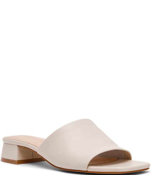 スティーブ マデン レディース シューズ サンダル レザー Steve Madden Montgomery Leather Slide Sandals Bone