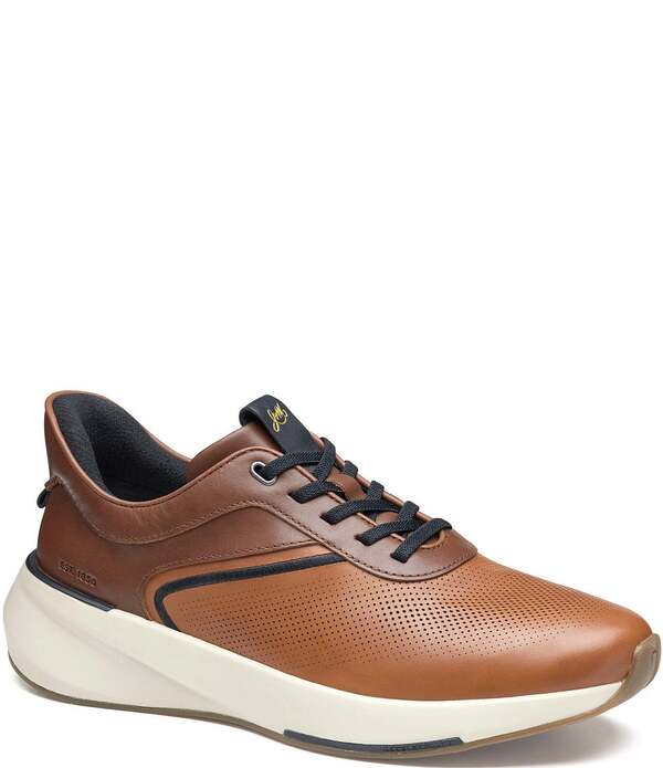 ジョンストンアンドマーフィー メンズ シューズ スニーカー Johnston & Murphy Men'surgembossed U-Throat Sneaker Tan タン