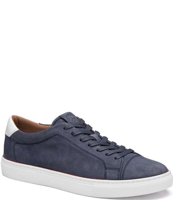 ジョンストンアンドマーフィー メンズ シューズ スニーカー レース Johnston & Murphy Collection Men's Luther Perfed Lace-to-Toe Sneaker Denim デニム