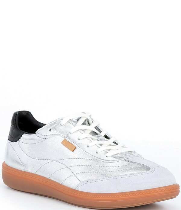 エコー レディース シューズ スニーカー レース レザー ECCO Soft 11 Leather Lace Up Sneakersilver シルバー｜ReVida 店