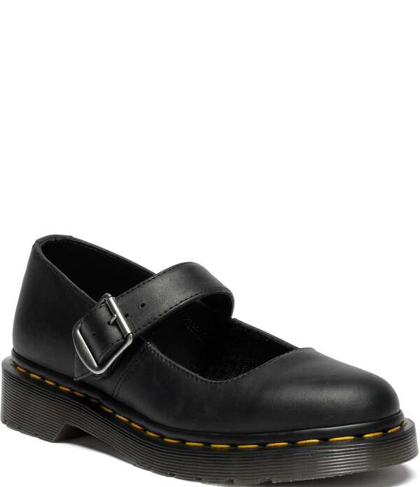 ドクターマーチン レディース シューズ スリッポン・ローファー レザー Dr. Martens Women's Mariel II Wyoming Leather Mary Janes Black ブラック