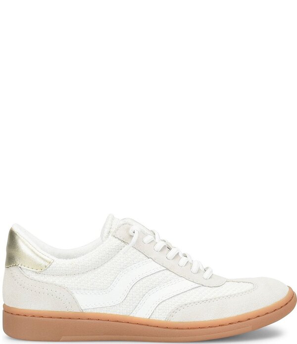 ホンブルグ帽 レディース シューズ スニーカー ナイロン スエードクロス Sofft Remmi Suede and Nylon Retro Sneakers Natural