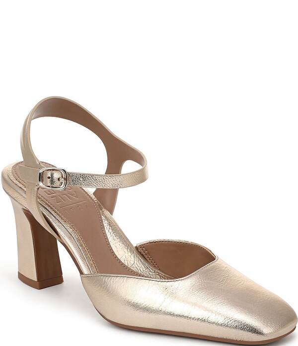 ナチュライザー レディース シューズ パンプス トール アンクル レザー Naturalizer Frankie Metallic Leather Ankle Wrapumps Light Champagne シャンパン