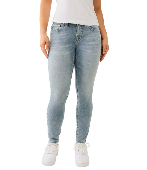 トゥルーレリジョン レディース ボトムス デニムパンツ ジーンズ True Religion Jenny Mid Rise Curvy Skinny Jeans Peak Spot