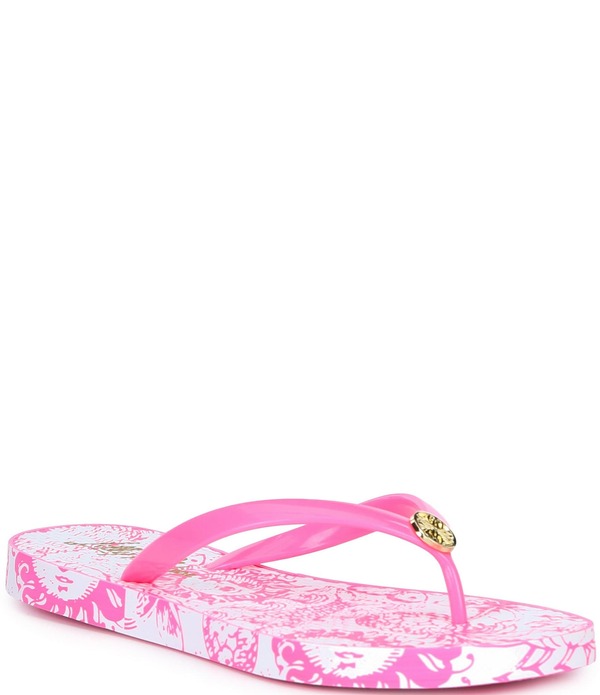 リリーピュリッツァー レディース シューズ サンダル Lilly Pulitzer Pool Flip Flops Cherry Blossom