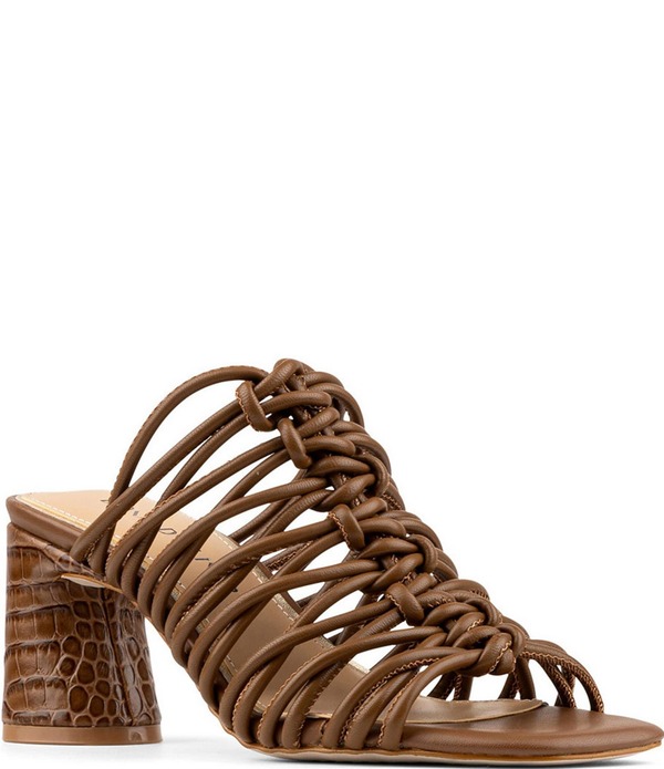 ドナルドプリネール レディース シューズ サンダル レザー Donald Pliner Vyta Tubular Leather Dresslide Sandalsaddle