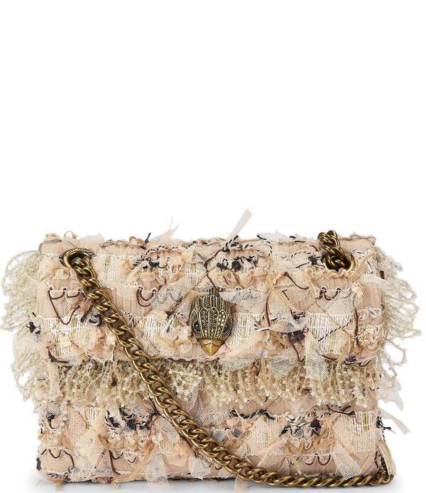カートジェイガーロンドン レディース バッグ ミニ ツイード Kurt Geiger London Tweed Mini Kensington Convertible Crossbody Bag Beige ベージュ