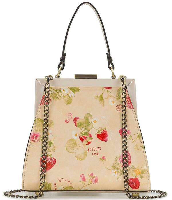パトリシアナシュ レディース 御徒面子 Patricia Nash Tiphanie Strawberry Frame Crossbody Shoulder Bag Parchment Strawberry
