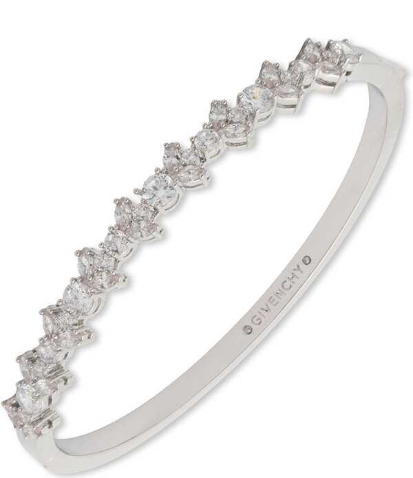 ジバンシー レディース アクセサリー ブレスレット・バングル・アンクレット Givenchy CZ Bangle Bracelet Silver シルバー