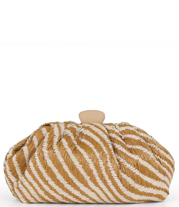バッジェリーミシュカ レディース バッグ Badgley Mischka Tigeraffia Pouch Clutch Natural Combo アニマル｜ReVida 店
