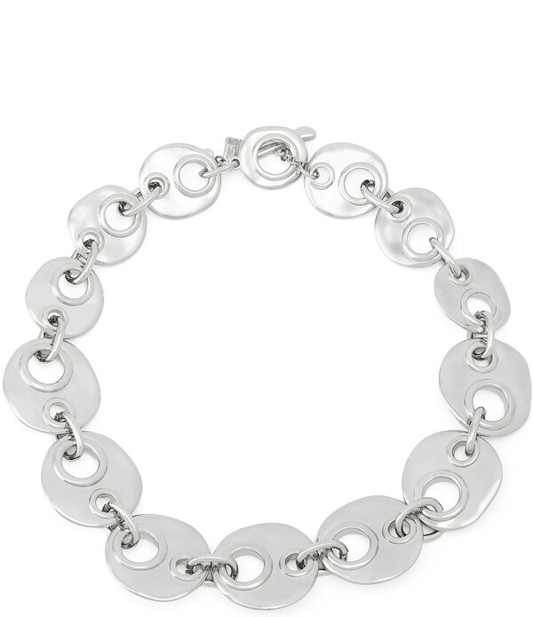 ロバート リー モーリス レディース アクセサリー ネックレス・チョーカー レース Robert Lee Morrisoho Mariner Link Collar Necklace Silver シルバー