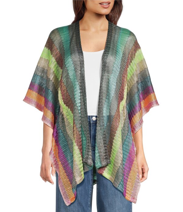 アンナ&アヴァ レディース アクセサリー マフラー・ストール・スカーフ Anna & Ava Bright Crochet Open Poncho Multi マルチカラー