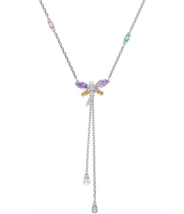 スワロフスキー レディース アクセサリー ネックレス・チョーカー レース Swarovski x Ariana Grande Crystal Dragonfly Necklace Silver/Crystal シルバー