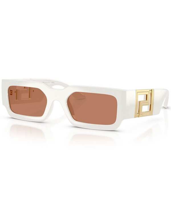 ヴェルサーチ レディース 付属物 サングラス・アイウェア Versace Men\u0027s VE4506U 54粍 Rectangle Sunglasses Talc