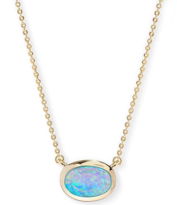 メリンダマリア レディース アクセサリー ネックレス・チョーカー レース Melinda Maria She's a Boss Opal Pendant Necklace Gold ゴールド