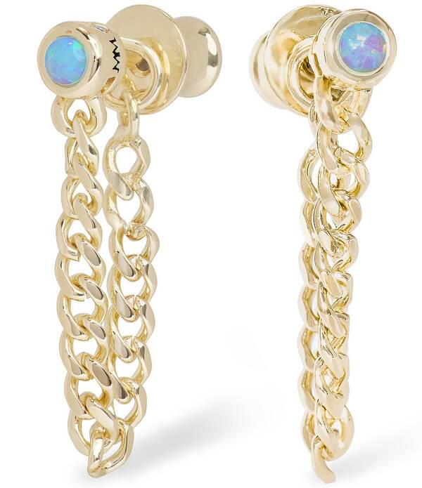 メリンダマリア レディース アクセサリー ピアス・イヤリング Melinda Maria Baby Julian Front Back Soft Hoop Earrings Gold ゴールド
