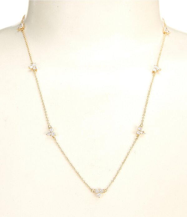アンナ&アヴァ レディース アクセサリー ネックレス・チョーカー レース Anna & Ava Waterproof Cubic Zirconia Stone Cluster Chainecklace Crystal/Gold ゴールド 18,446円