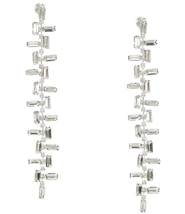 セザンヌ レディース アクセサリー ピアス・イヤリング Cezanne Baguette Ladder Linearringsilver/Crystal シルバー 11,294円