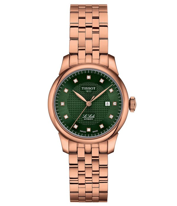 ティソット レディース アクセサリー 腕時計 Tシャツ Tissot Women's Le Locle Classic Traditional Collection Automatic 316L Stainlessteel Bracelet Watch Rose Gold ゴールド