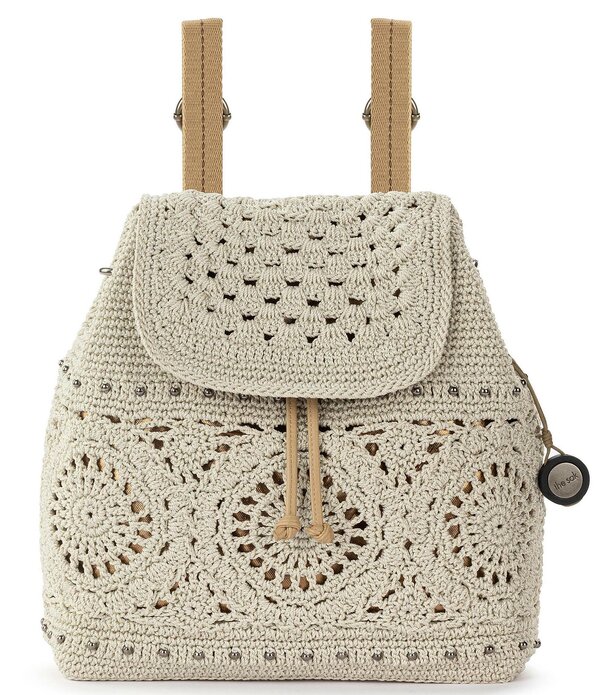 ザサック レディース バッグ バックパック・リュックサック The Sak Sayulita Crochet Backpack NAT MED R|ReVida 店