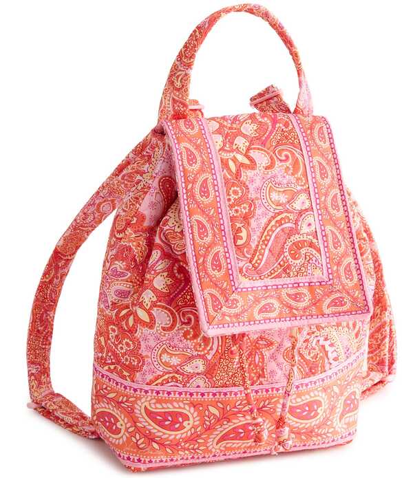 ベラブラッドリー レディース バッグ バックパック・リュックサック Vera Bradley Sherbert Original Drawstring Backpack Sherbet