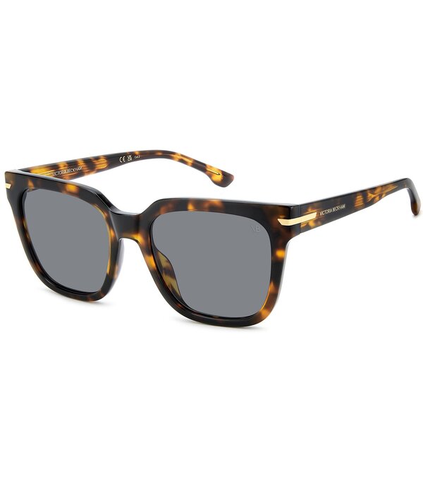 ヴィクトリア ベッカム レディース 佩び物 サングラス・アイウェア Victoria Beckham Women\u0027s 1003S 53粍 Square Sunglasses Brown Havana/Gray 薄墨色