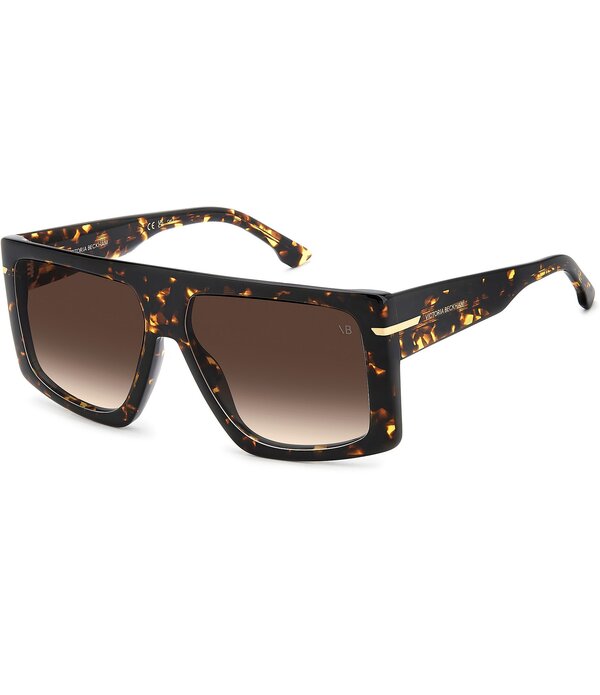 ヴィクトリア ベッカム レディース 佩び物 サングラス・アイウェア Victoria Beckham Women\u0027s 7000S 59粍 Rectangle Gradient Sunglasses Havana/Brown 赤銅色