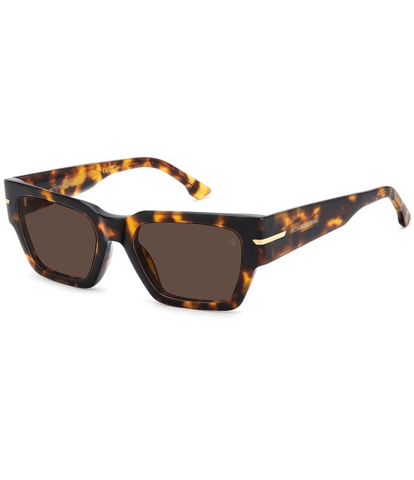 ヴィクトリア ベッカム レディース 佩び物 サングラス・アイウェア Victoria Beckham Women\u0027s 7001S 53粍 Square Sunglasses Havana/Brown 赤銅色