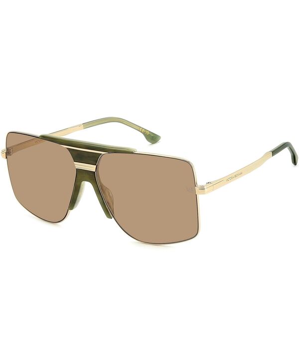 ヴィクトリア ベッカム レディース 付属物 サングラス・アイウェア Victoria Beckham Women\u0027s 7006S 62mmarble Square Sunglasses Green Marble Gold/Brown 緑であること