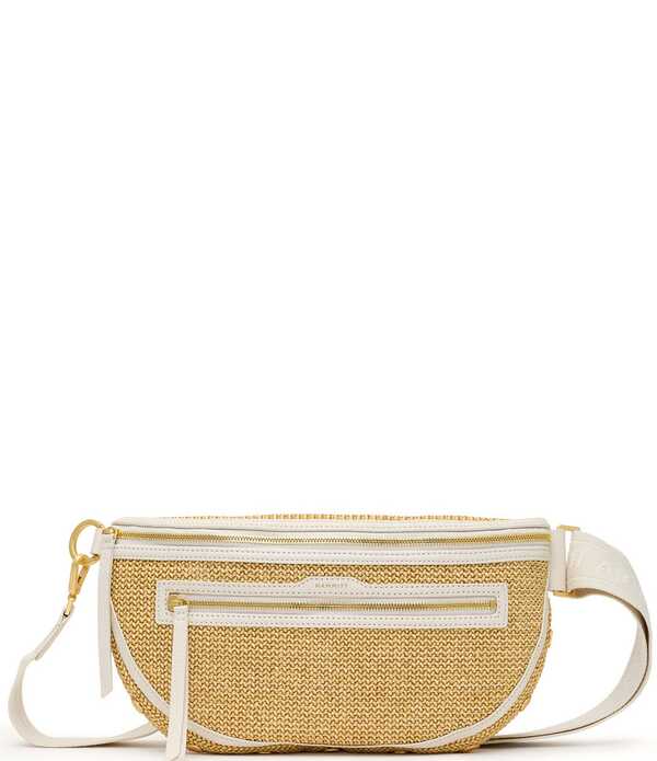 ハミット レディース バッグ Hammitt Charles Raffia Large Sling Belt Bag Calily White Raffia ホワイト|ReVida 店