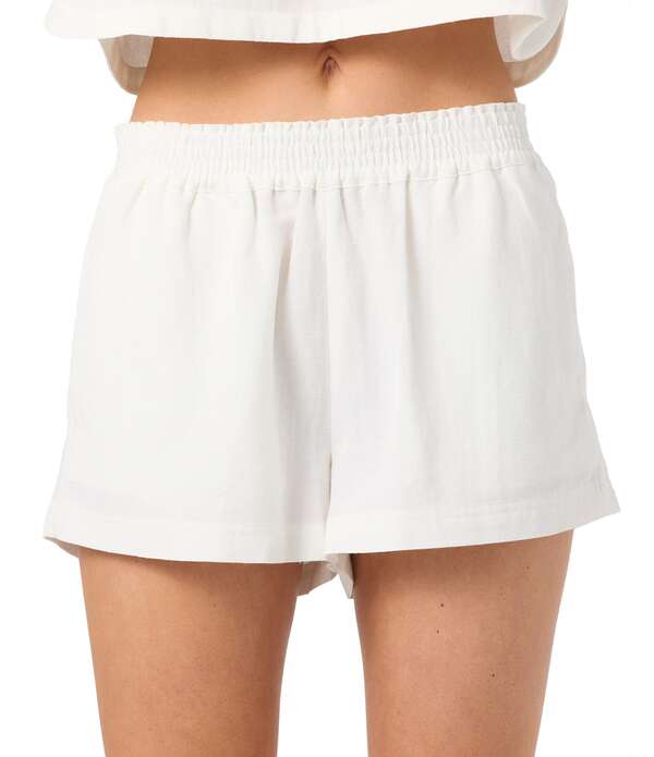 オニール レディース ボトムス 二分の一ズボン下・さる股引き 遊撃手ズボン下 O\u0027Neill Sanders Woven Shorts White 白いこと