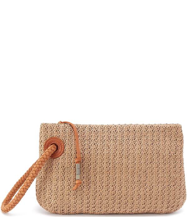 ホボ レディース 付属品 紙入れ HOBO Daisy Daze Large Raffia Wristlet Meadowoven Straw