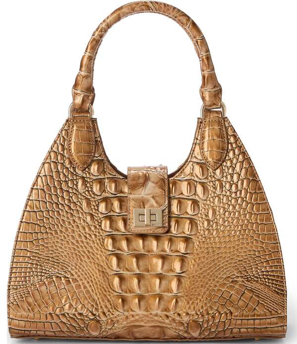 ブランミン レディース バッグ BRAHMIN Driftwood Melbourne Collection Adrian Satchel Bag Driftwood