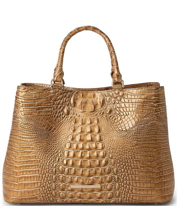 ブランミン レディース バッグ BRAHMIN Driftwood Melbourne Collection Denise Carryall Satchel Bag Driftwood