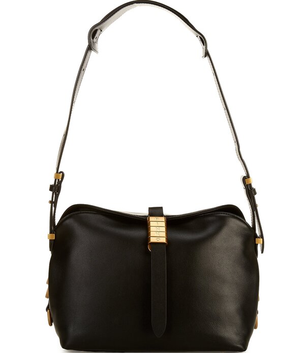 ピンコ レディース バッグ ミニ PINKO Saddle Baguette Mini Shoulder Bag Black ブラック