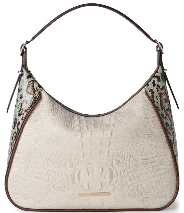 ブランミン レディース バッグ BRAHMIN Multi Genoa Collection Snakembossedie Shoulder Bag Multi Genoa マルチカラー｜ReVida 店