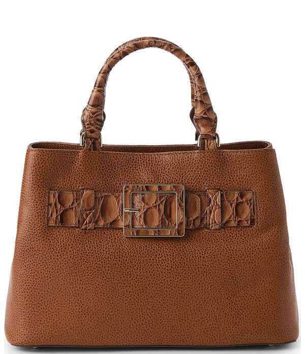 ブランミン レディース バッグ BRAHMIN Cumulus Collection Cinnamon Small Denise Satchel Bag Cinnamon