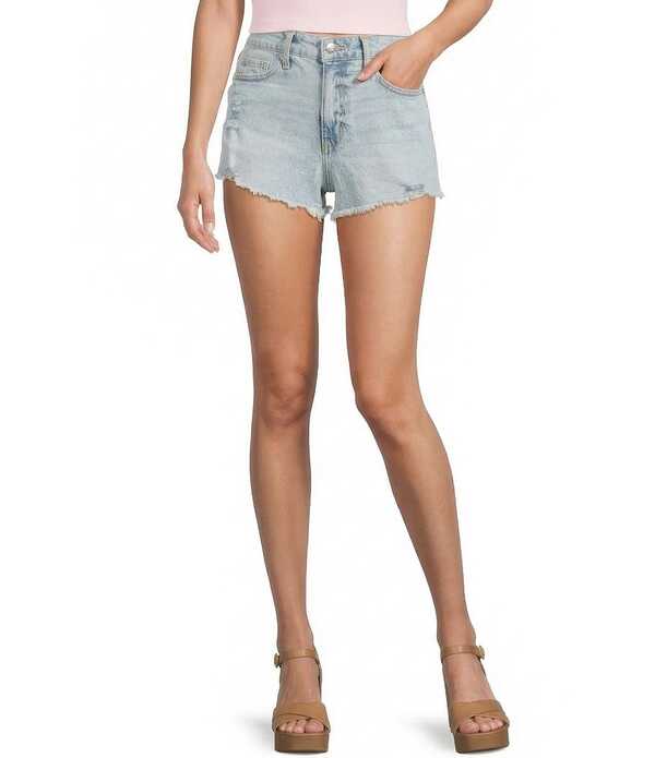 ジービー レディース ボトムス 二分の一ズボン下・さる股引き 遊撃手ズボン下 ジーンズ GB Cut Off Denim Shorts Light Blue 青み