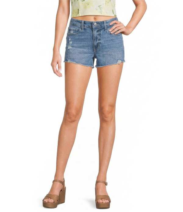 ジービー レディース ボトムス ハーフパンツ・ショーツ ショートパンツ デニム GB Cut Off Denim Shorts Medium Blue ブルー 13,845円