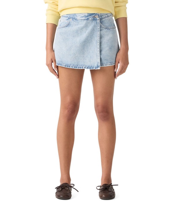 リーバイス レディース ボトムスカート ミニ デニム Levi'sR Denimini Skort Blue ブルー|ReVida 店