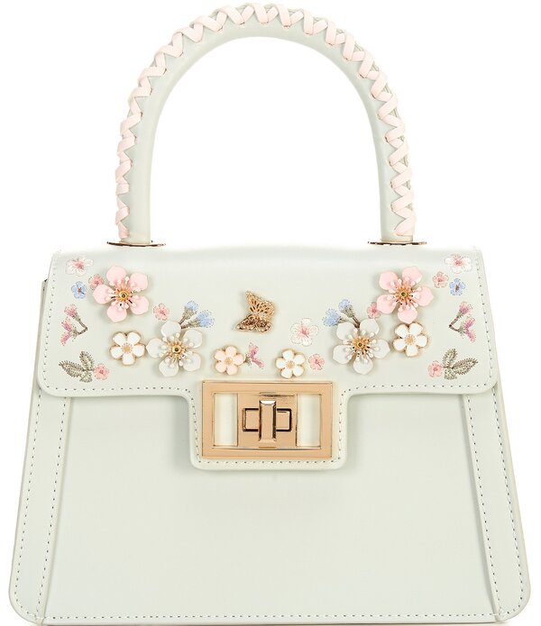 アルド レディース バッグ ALDO Flowergirl Top Handle Satchel Bag Mint ミント｜ReVida 店