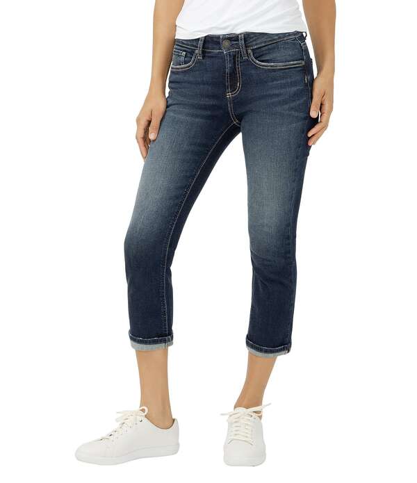 シルバー ジーンズ レディース ボトムス デニムパンツ キャップ Silver Jeans Co. Suki Mid Rise Capri Jeans Florida|ReVida 店