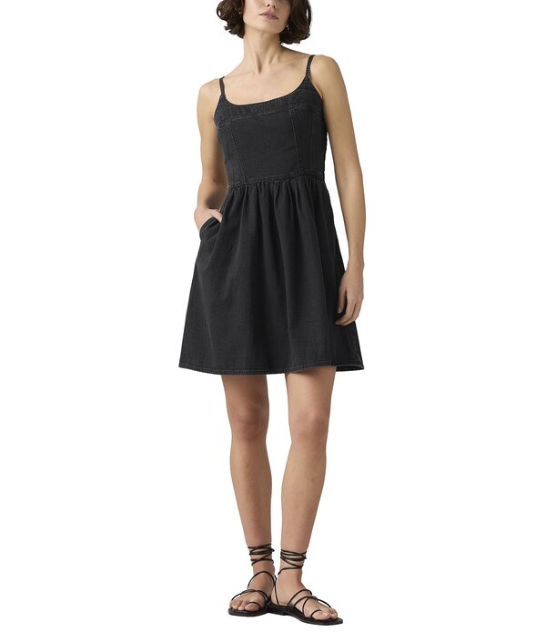 リーバイス レディース トップス ワンピース ノースリーブ デニム Levi'sR Jadine Sleeveless Denim Dress First Or Last デニム|ReVida 店
