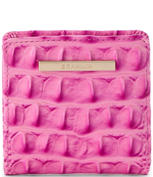 ブランミン レディース アクセサリー 財布 ミニ BRAHMIN Candy Pink Melbourne Jane Mini Wallet Candy Pink ピンク｜ReVida 店