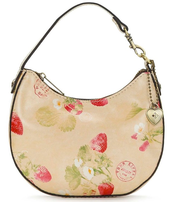 パトリシアナシュ レディース バッグ ミニ Patricia Nash Mini Morgana Bag With Charm Parchment Strawberry｜ReVida 店