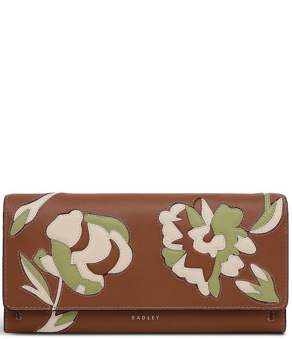 ラドリー 大ロンドン レディース 付属品 紙入れ お花柄 お花 Radley London Floralarge Wallet Cognac