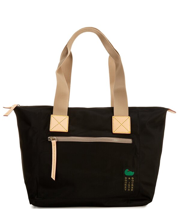 ドーネイアンドバーク レディース バッグ ナイロン Dooney & Bourke Nylon Front Zip Tote Bag Black ブラック